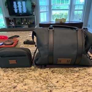 Coach duffel bag with matching toiletry bag